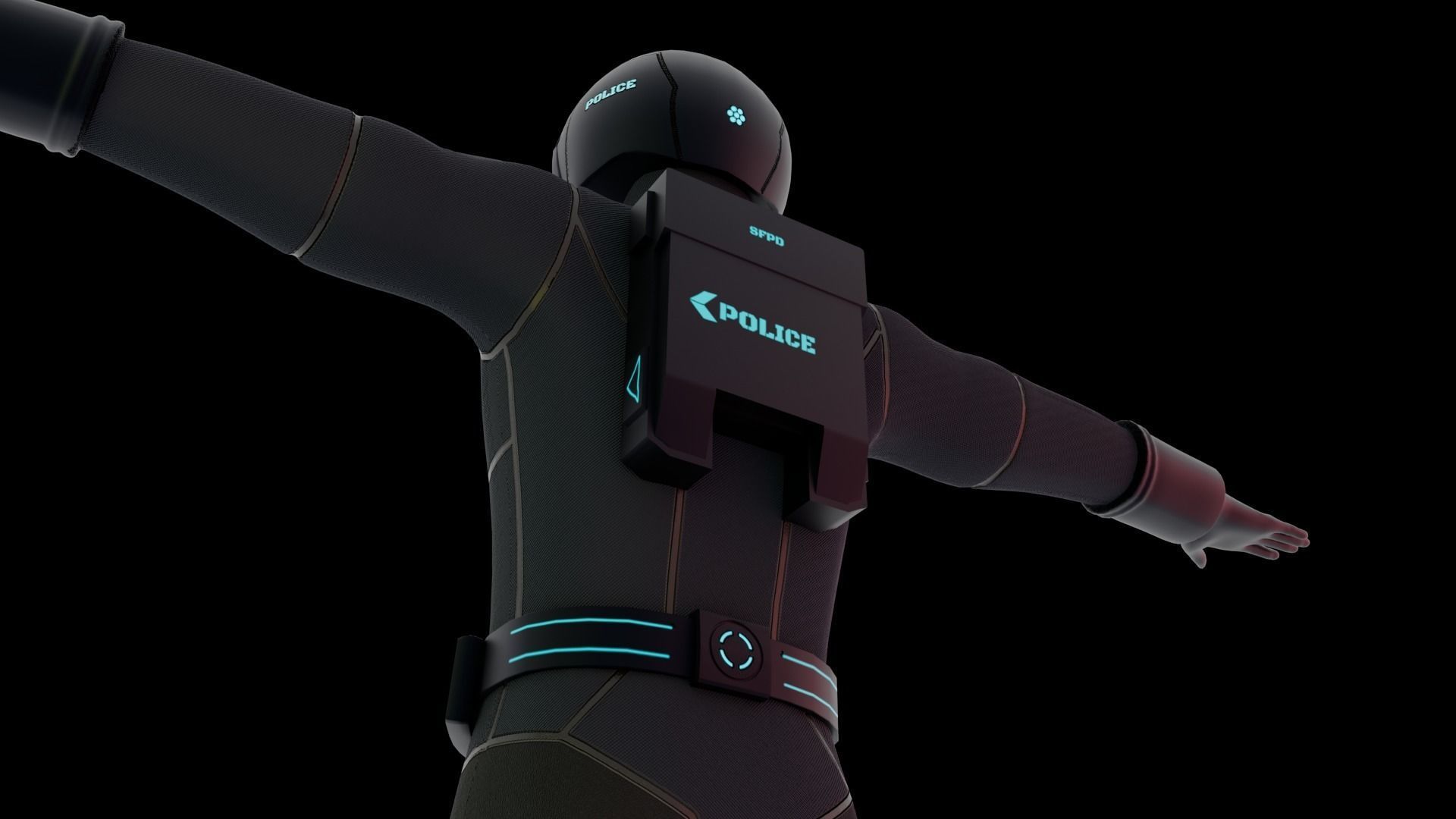 Zeon Pilot Character Skins Free 3D model_8