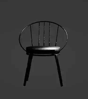  Black chair