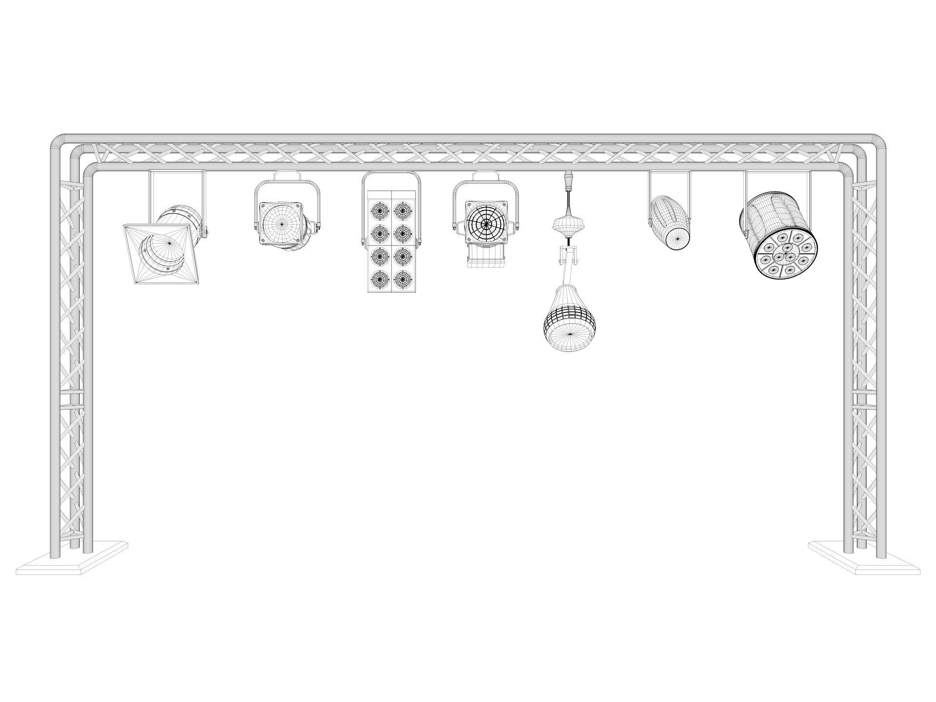 Light Truss 7 3D model_7