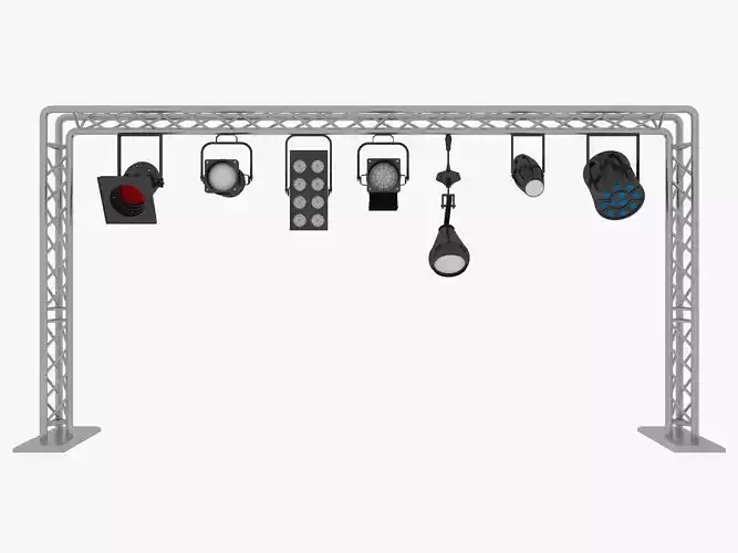 Light Truss 7 3D model