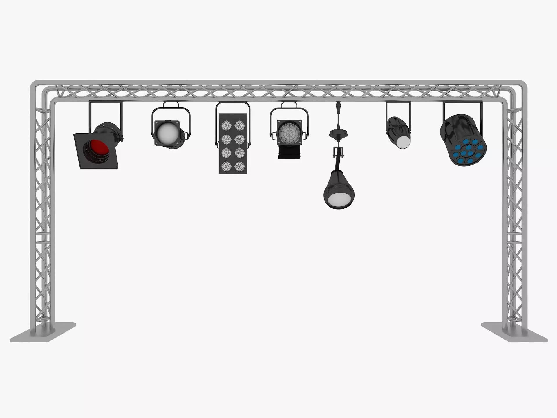 Light Truss 7 3D model_0