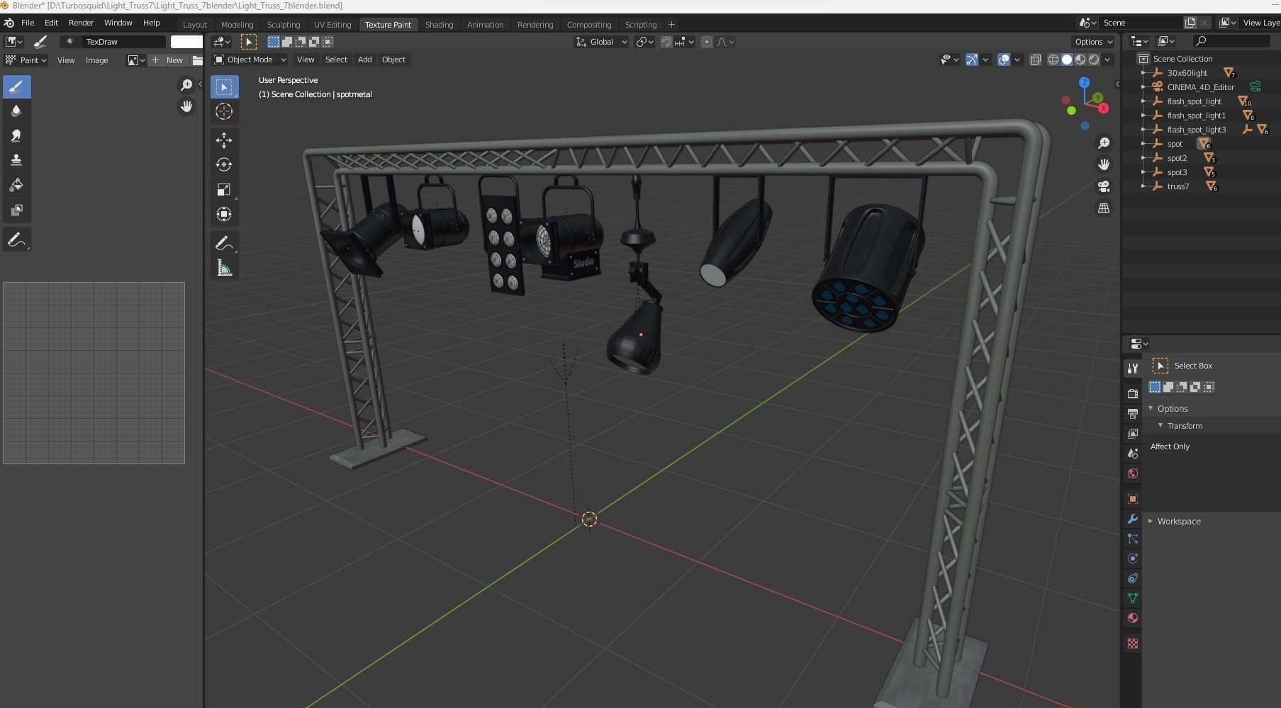 Light Truss 7 3D model_14