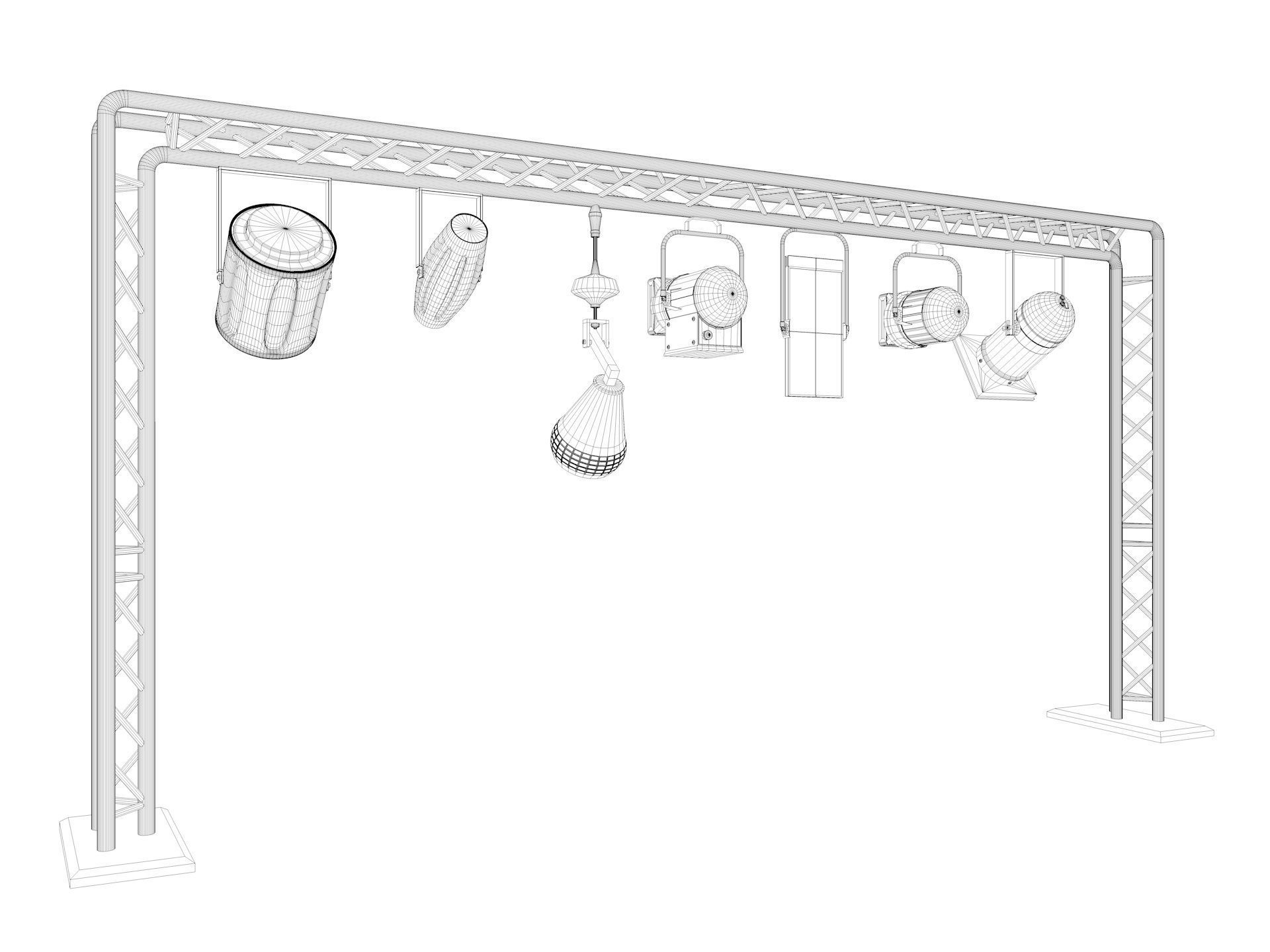 Light Truss 7 3D model_10