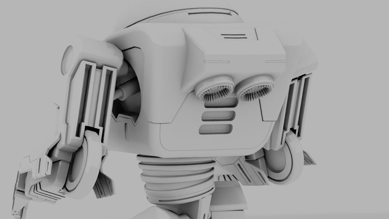 android rigged character 3D model_6