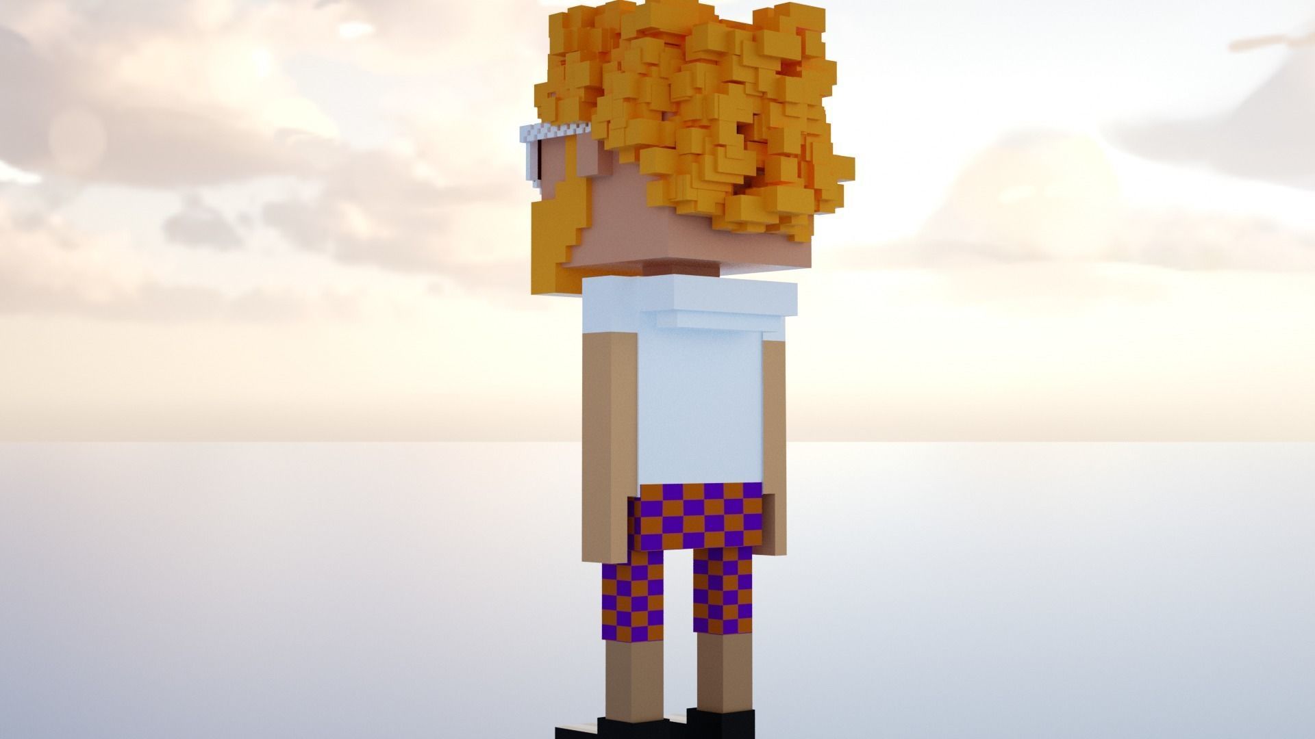 The world famous NFT Meebits  3D model_1