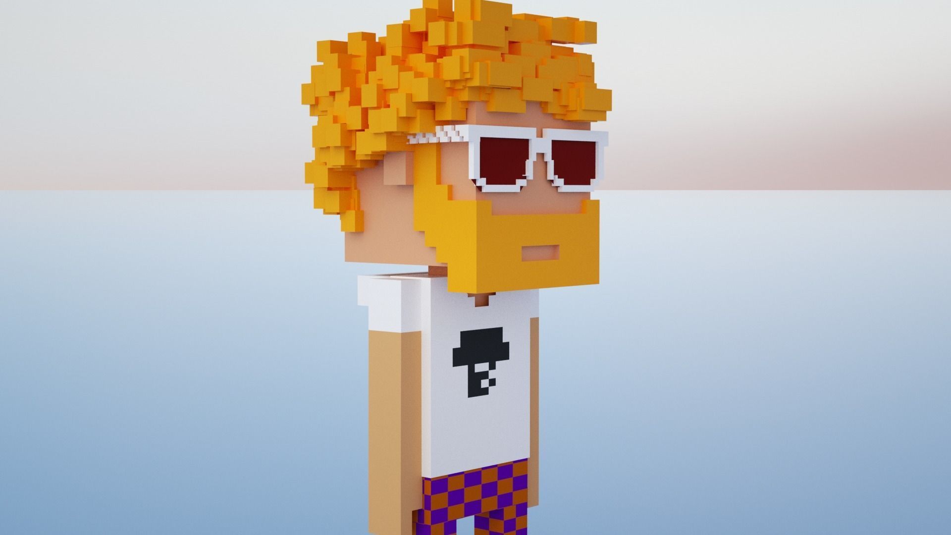 The world famous NFT Meebits  3D model_3