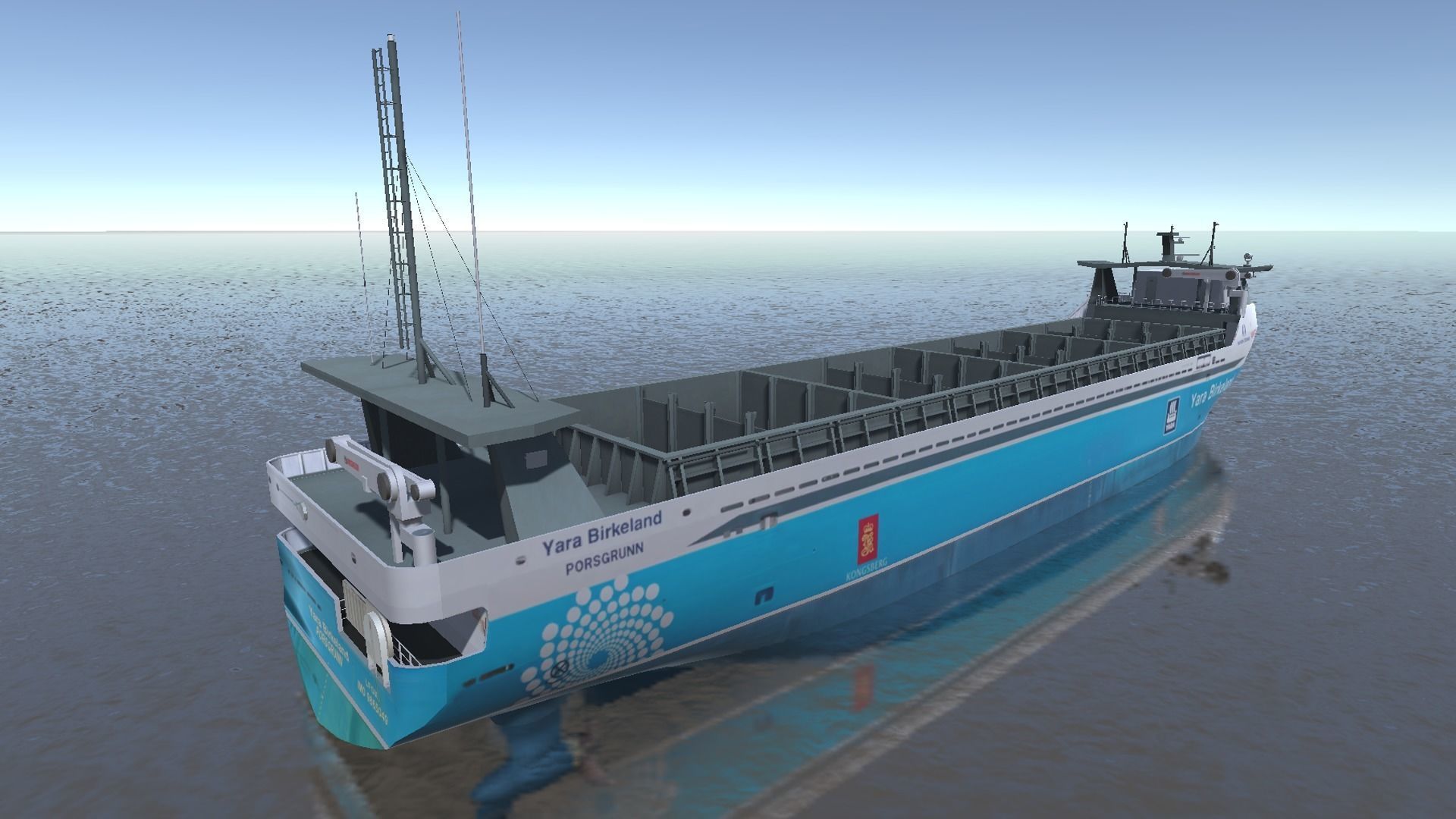 MV Yara Birkeland ship 3d model Low-poly 3D model_10