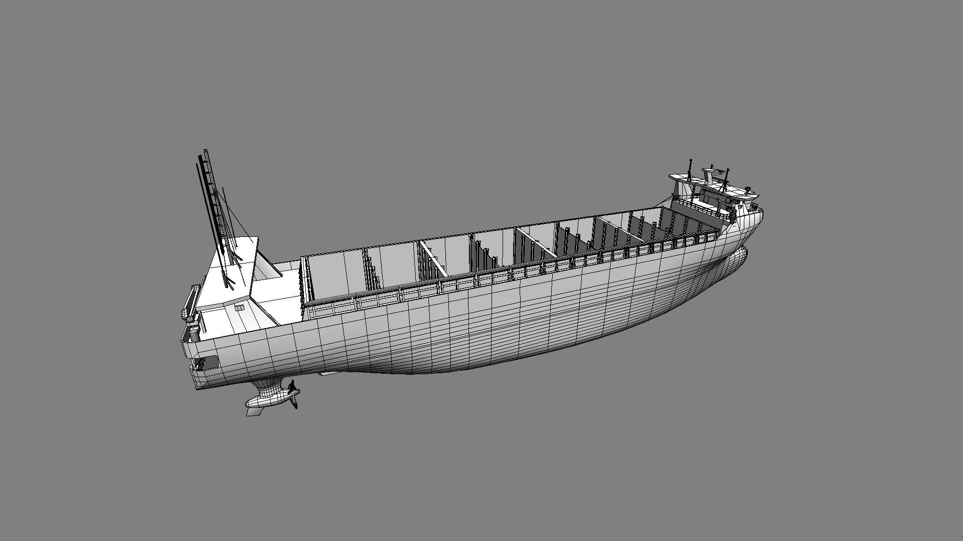 MV Yara Birkeland ship 3d model Low-poly 3D model_6