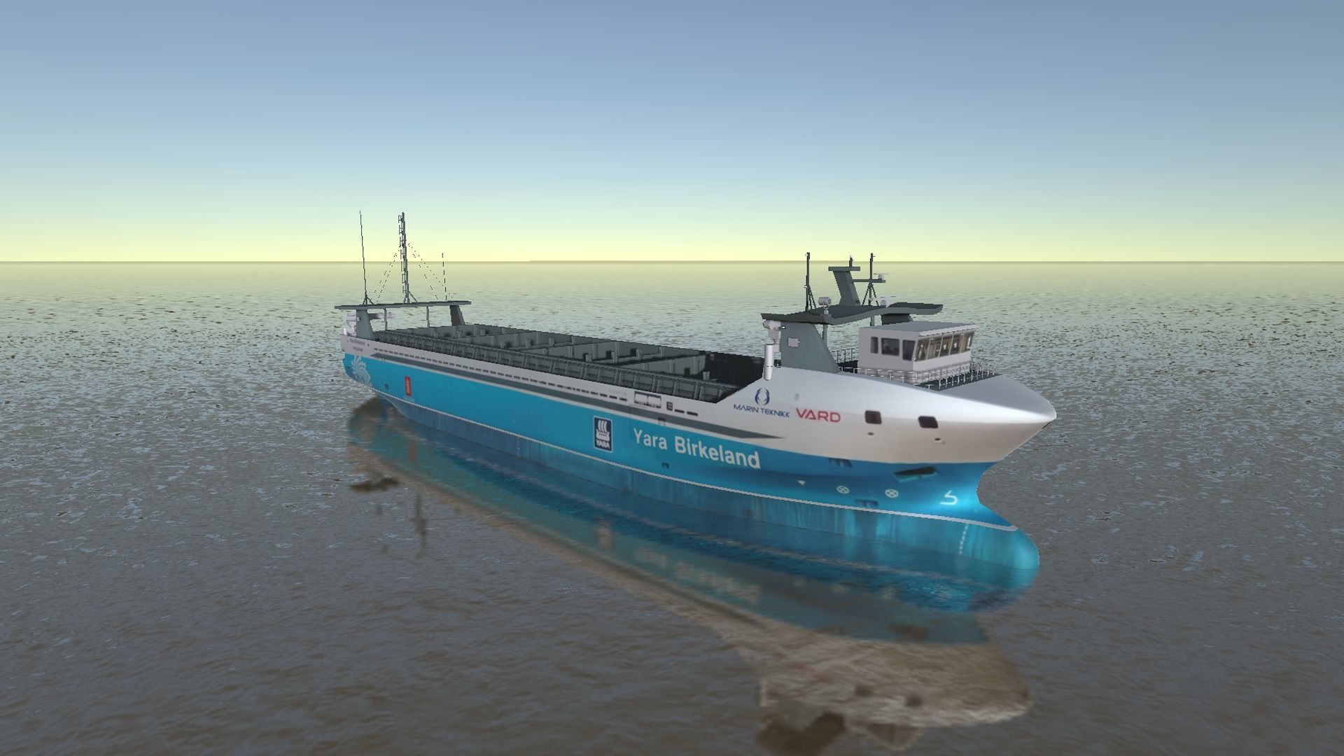 MV Yara Birkeland ship 3d model Low-poly 3D model_2
