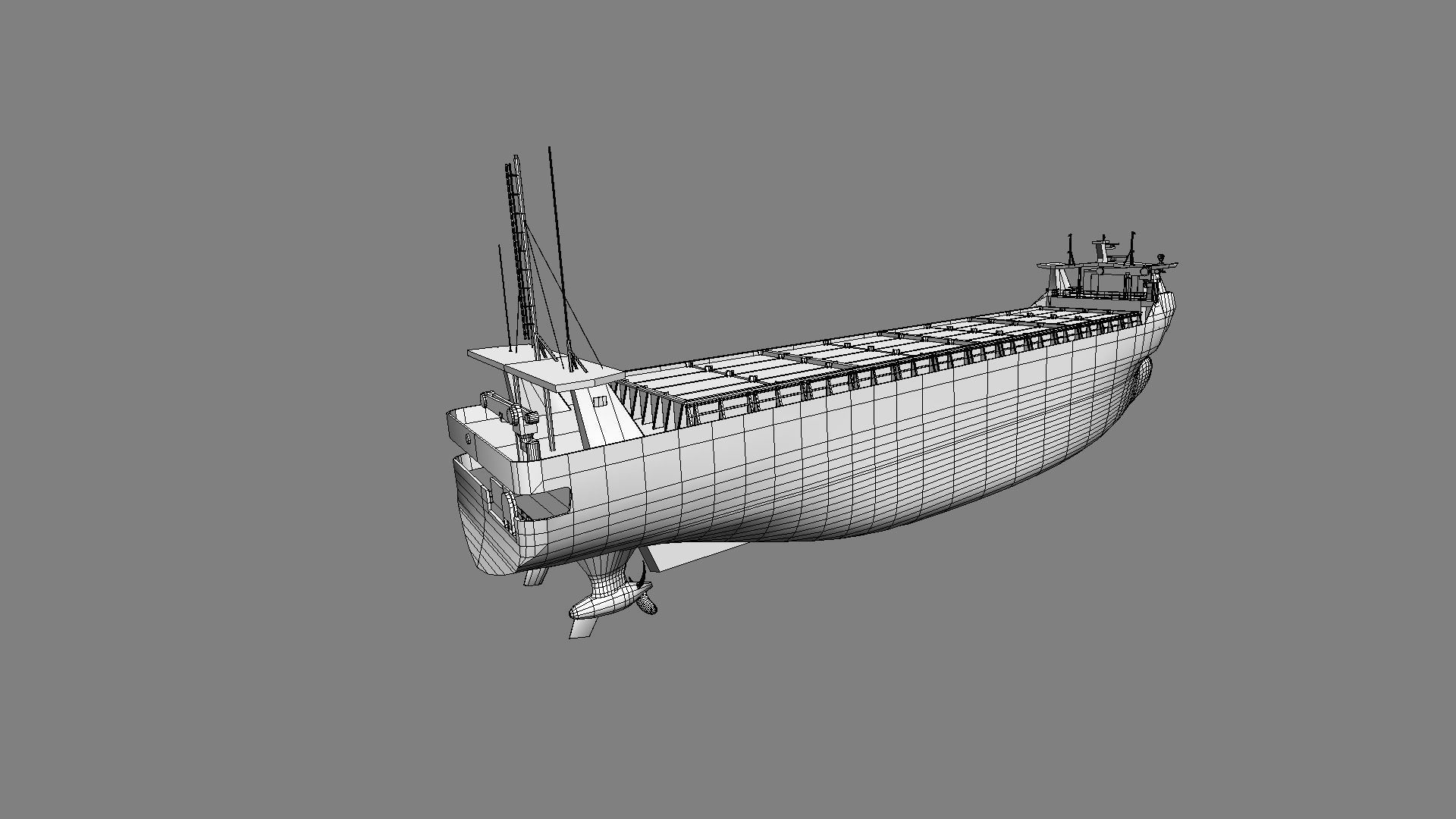 MV Yara Birkeland ship 3d model Low-poly 3D model_12