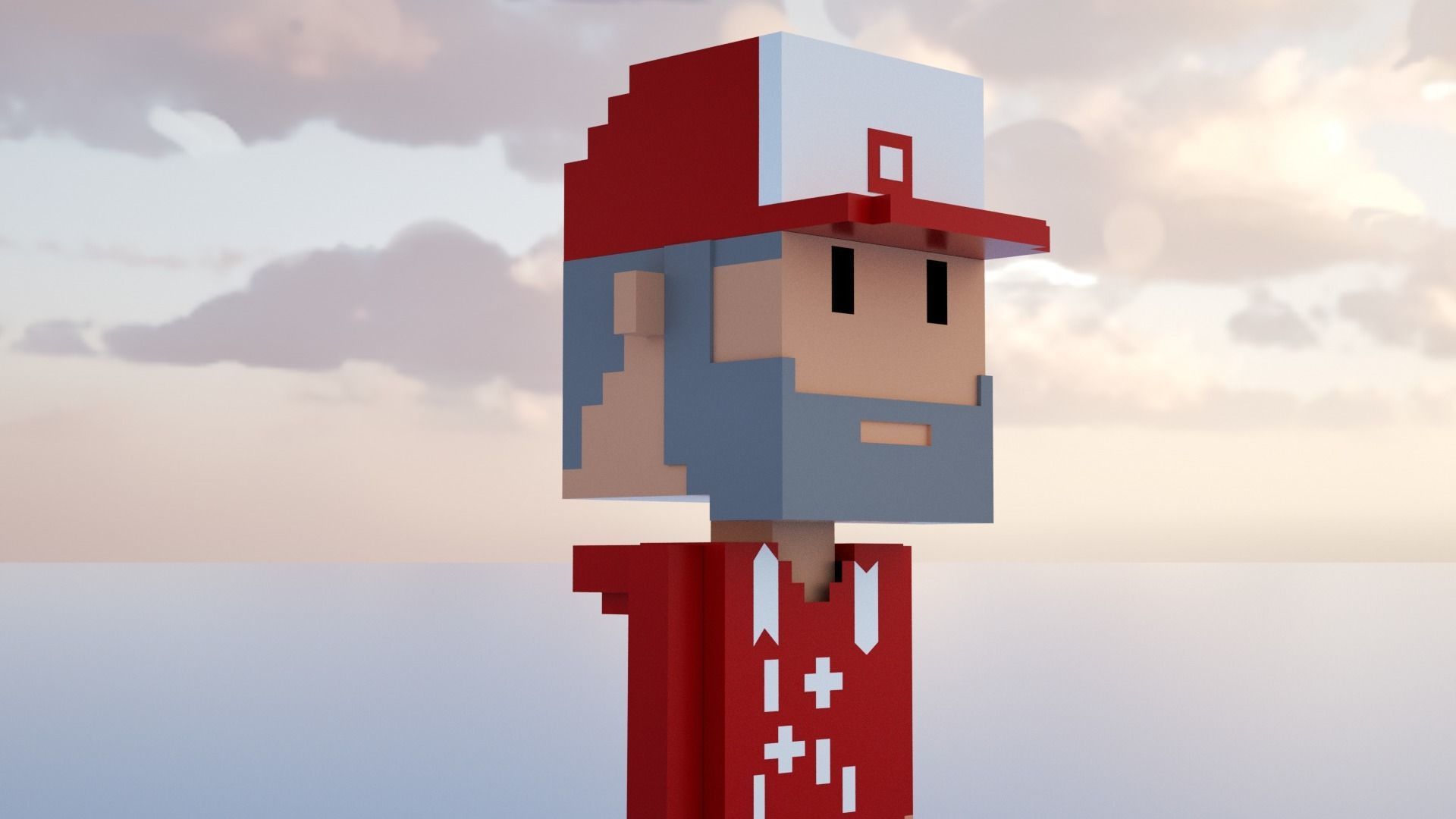 One of the popular Nfts 3D model_8