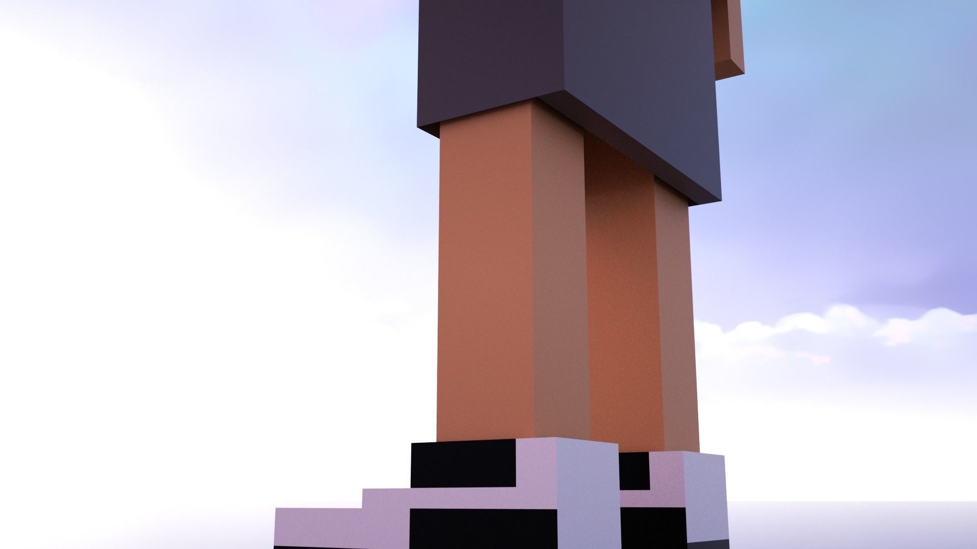 3D Pixel Meebits 3D model_5