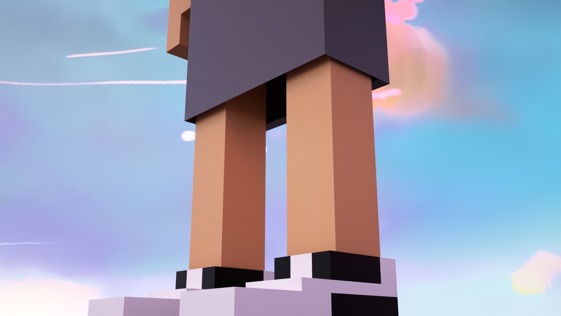 3D Pixel Meebits 3D model_6