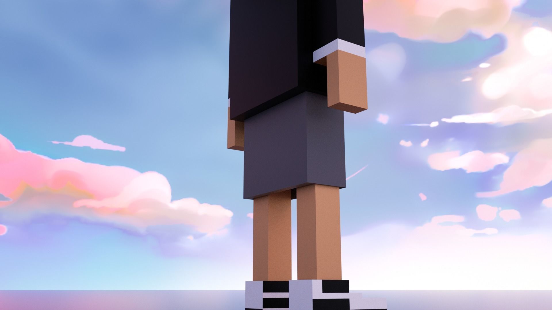 3D Pixel Meebits 3D model_8