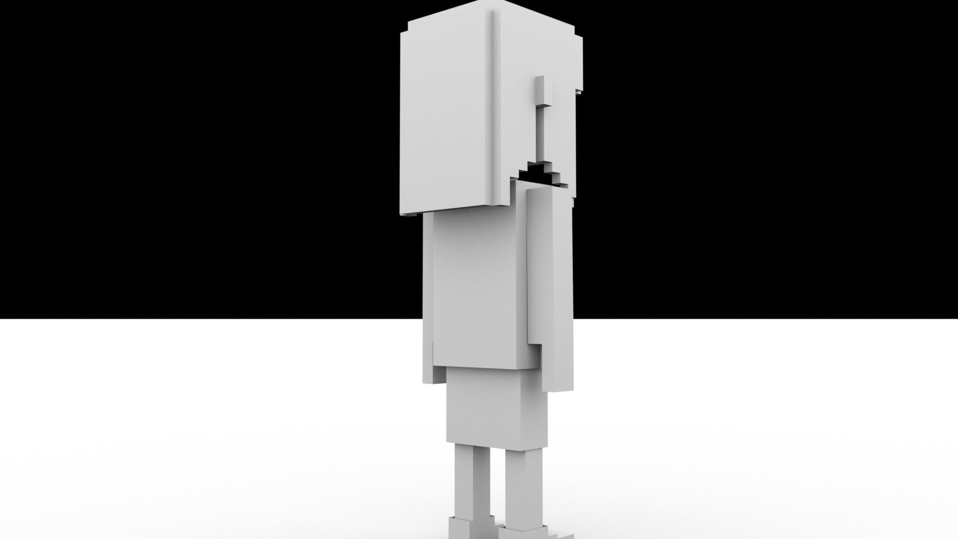 3D Pixel Meebits 3D model_11