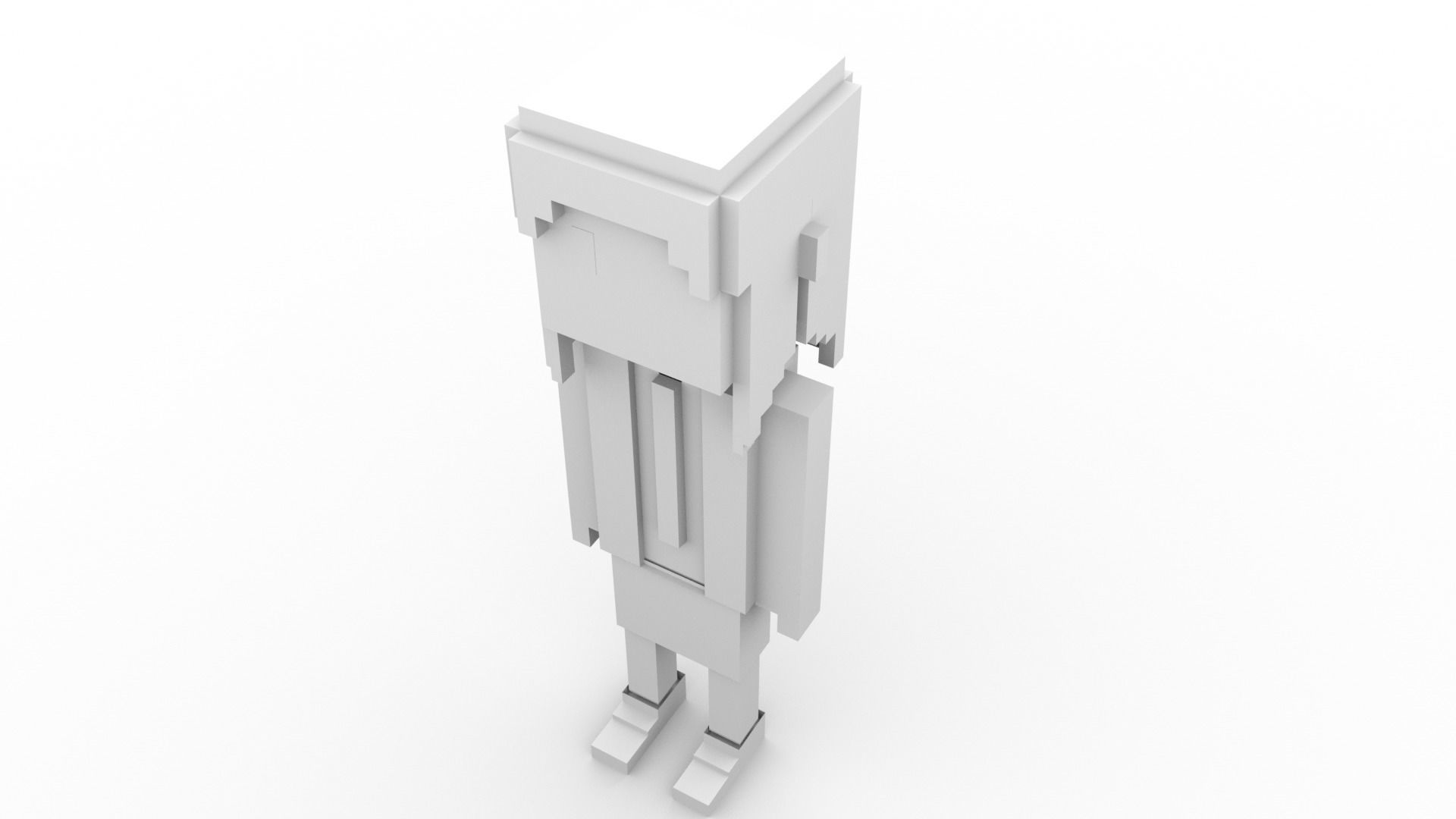 3D Pixel Meebits 3D model_12