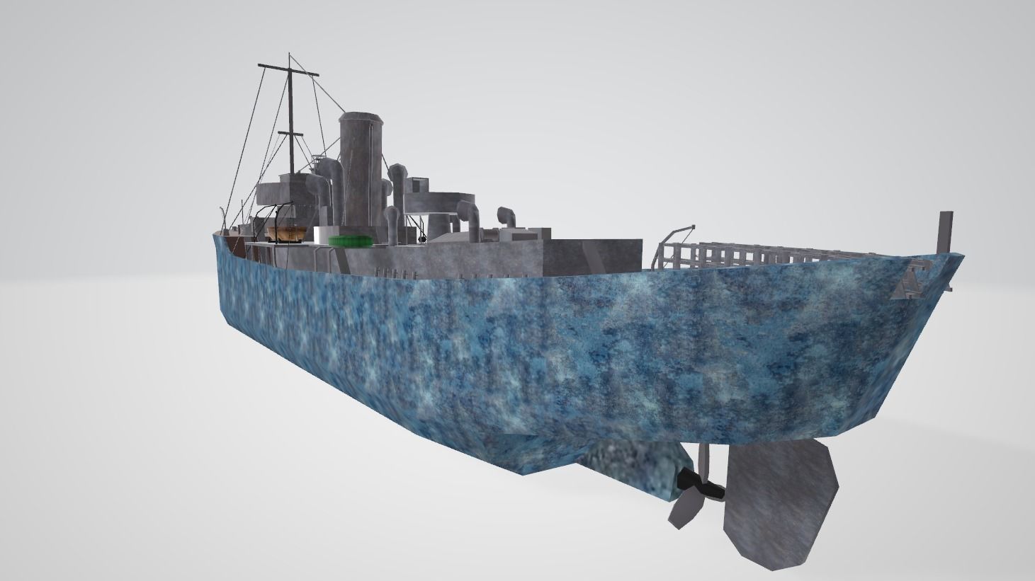 sea ship 3D model_2
