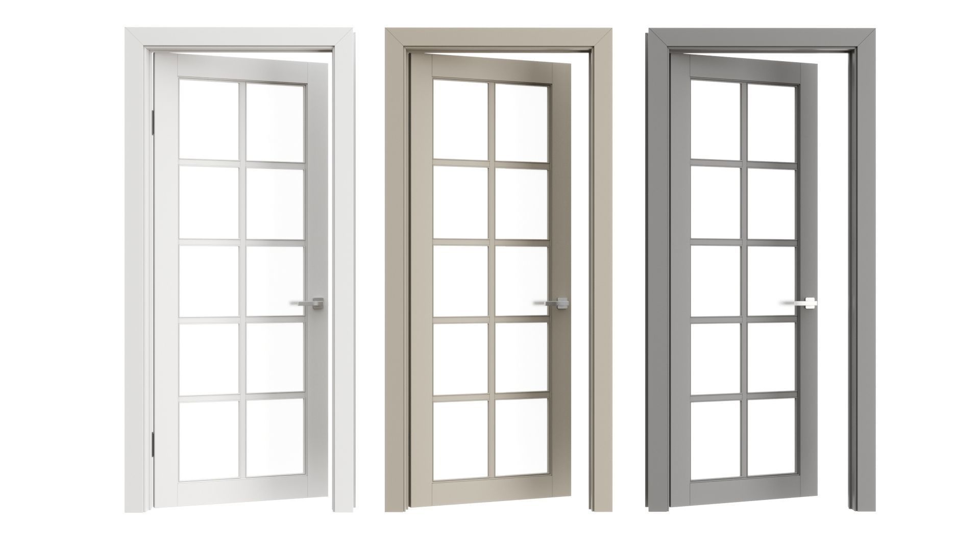 Door interior 6 3D model_4