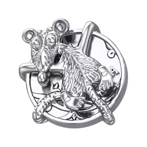 Coin mouse 3D print model
