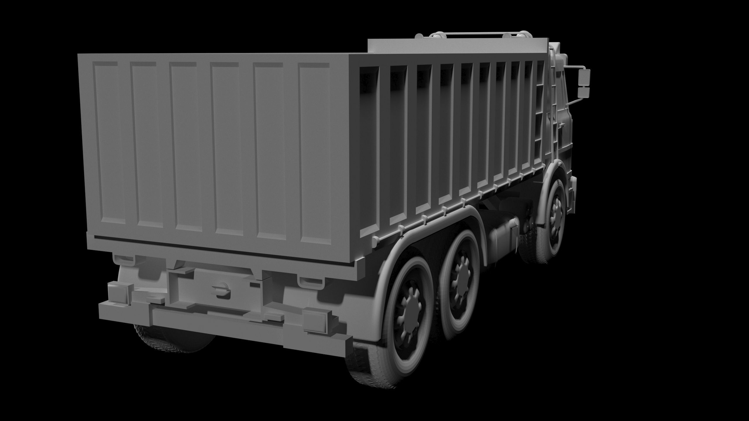 FIAT truck 160 3D print model_5