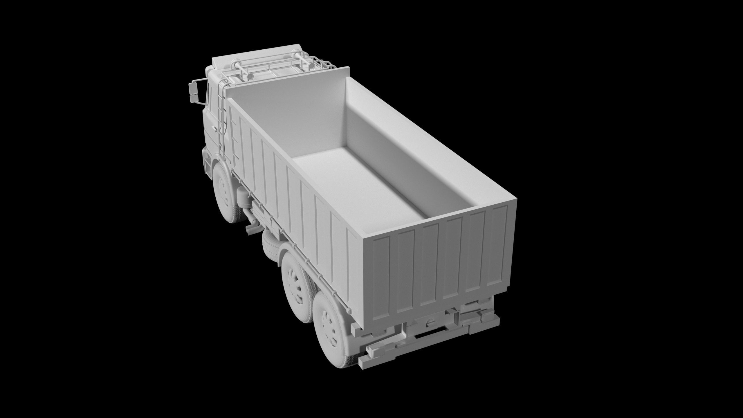 FIAT truck 160 3D print model_4