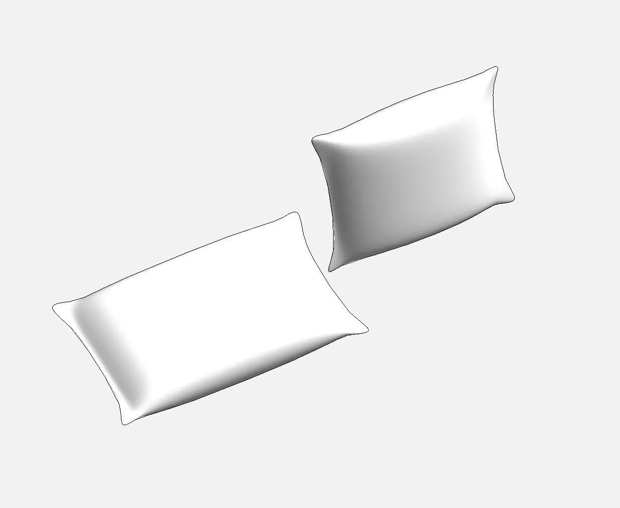 Pillows in Revit Free 3D model_0