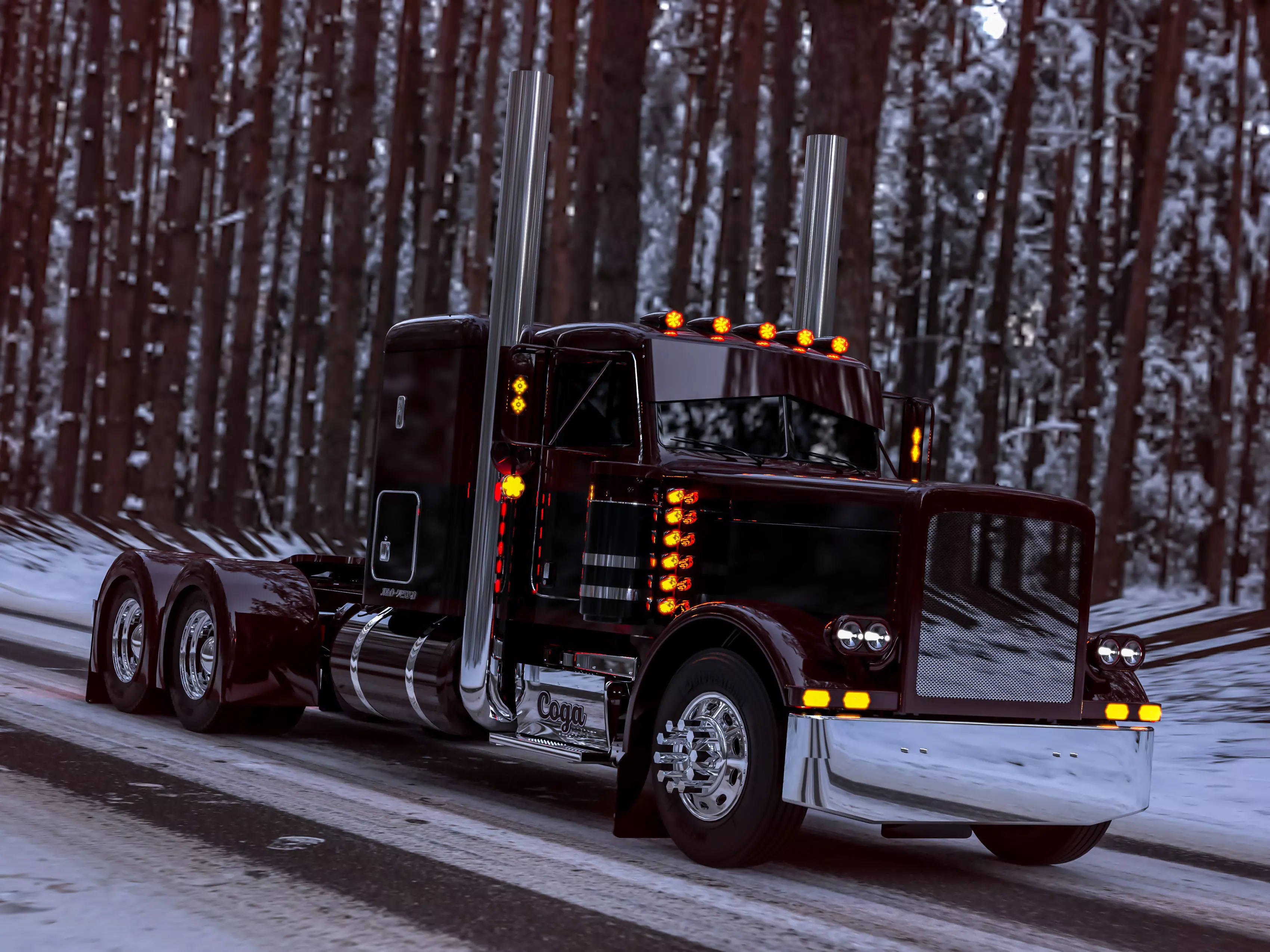 Peterbilt 379 COGA Edition 3D model