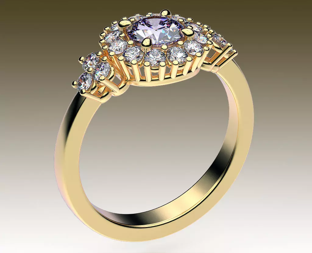 Ring Aster 3D print model_0