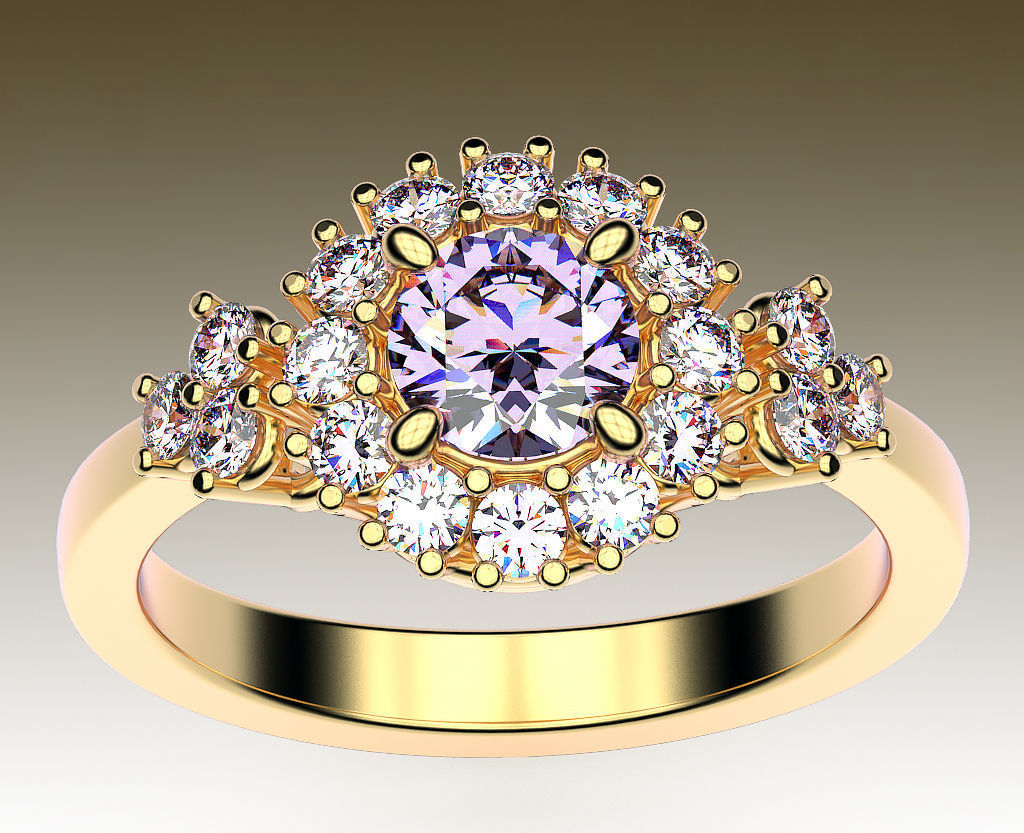 Ring Aster 3D print model_1