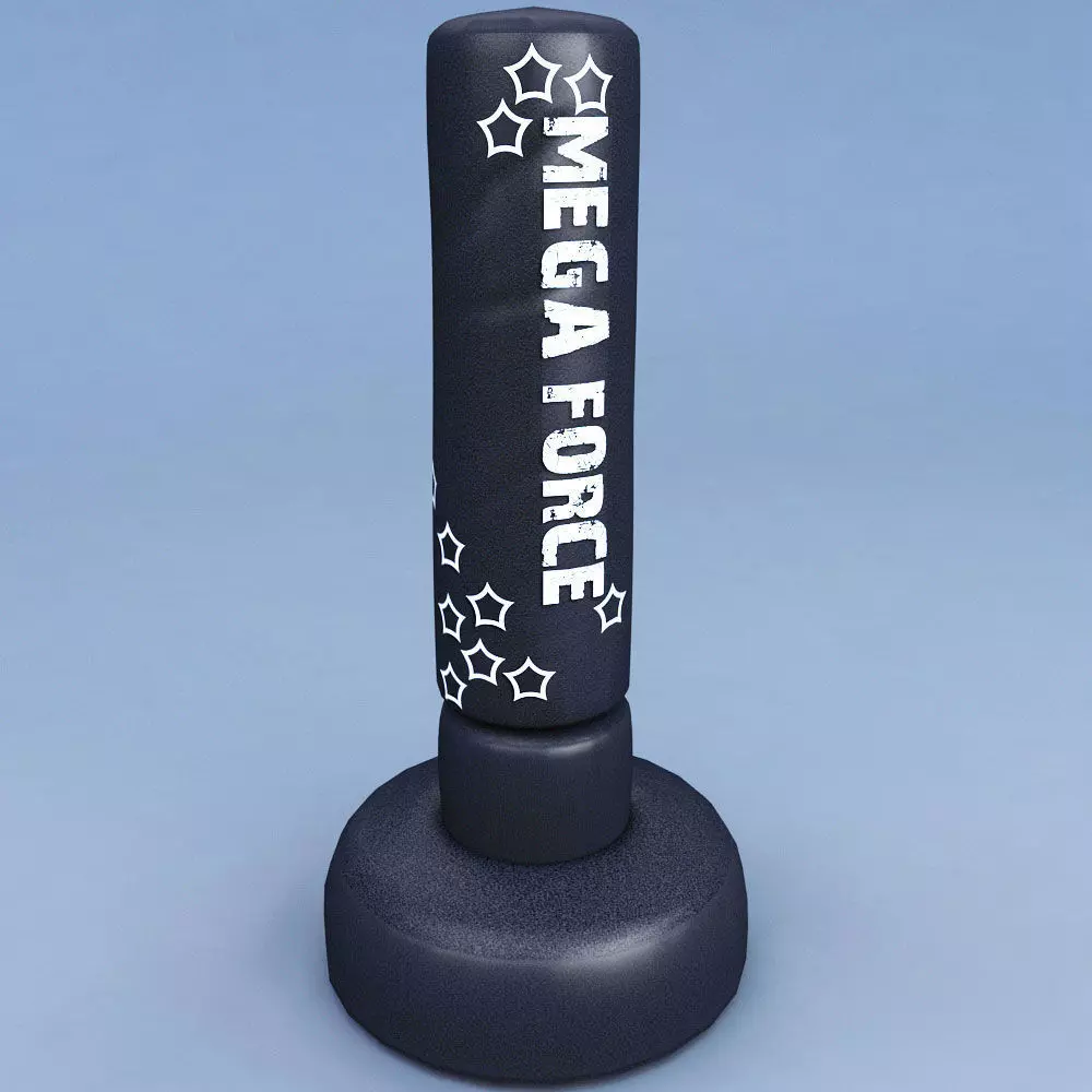 Boxing punching bag lowpoly 3d model Low-poly 3D model_0