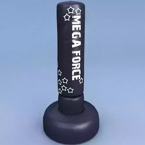 Boxing punching bag lowpoly 3d model   Low-poly 3D model