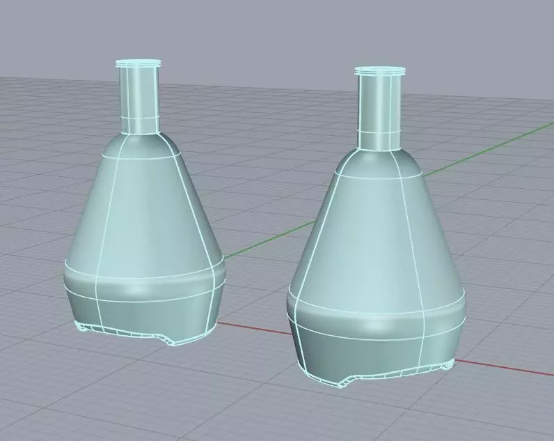 Bottle design Free 3D model_0