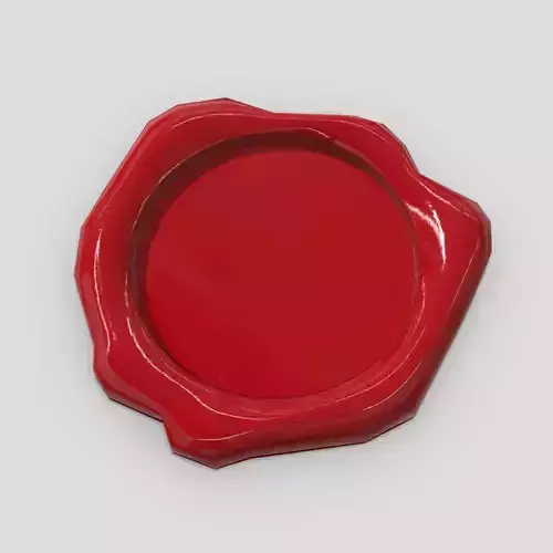 CC0 - Wax Seal 2 Free low-poly 3D model