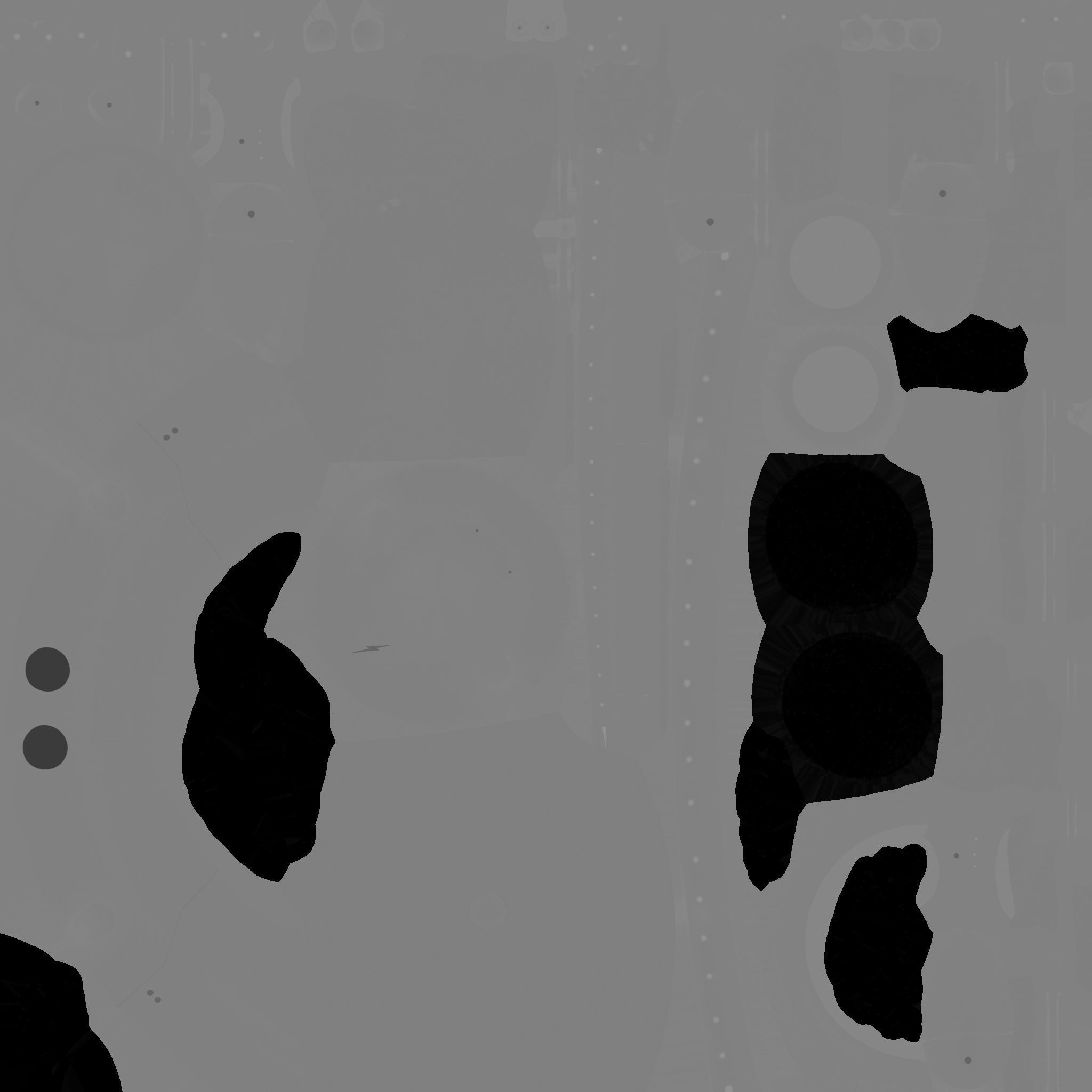 Brain Robot G06 Golden - SciFi Character Design Low-poly 3D model_23