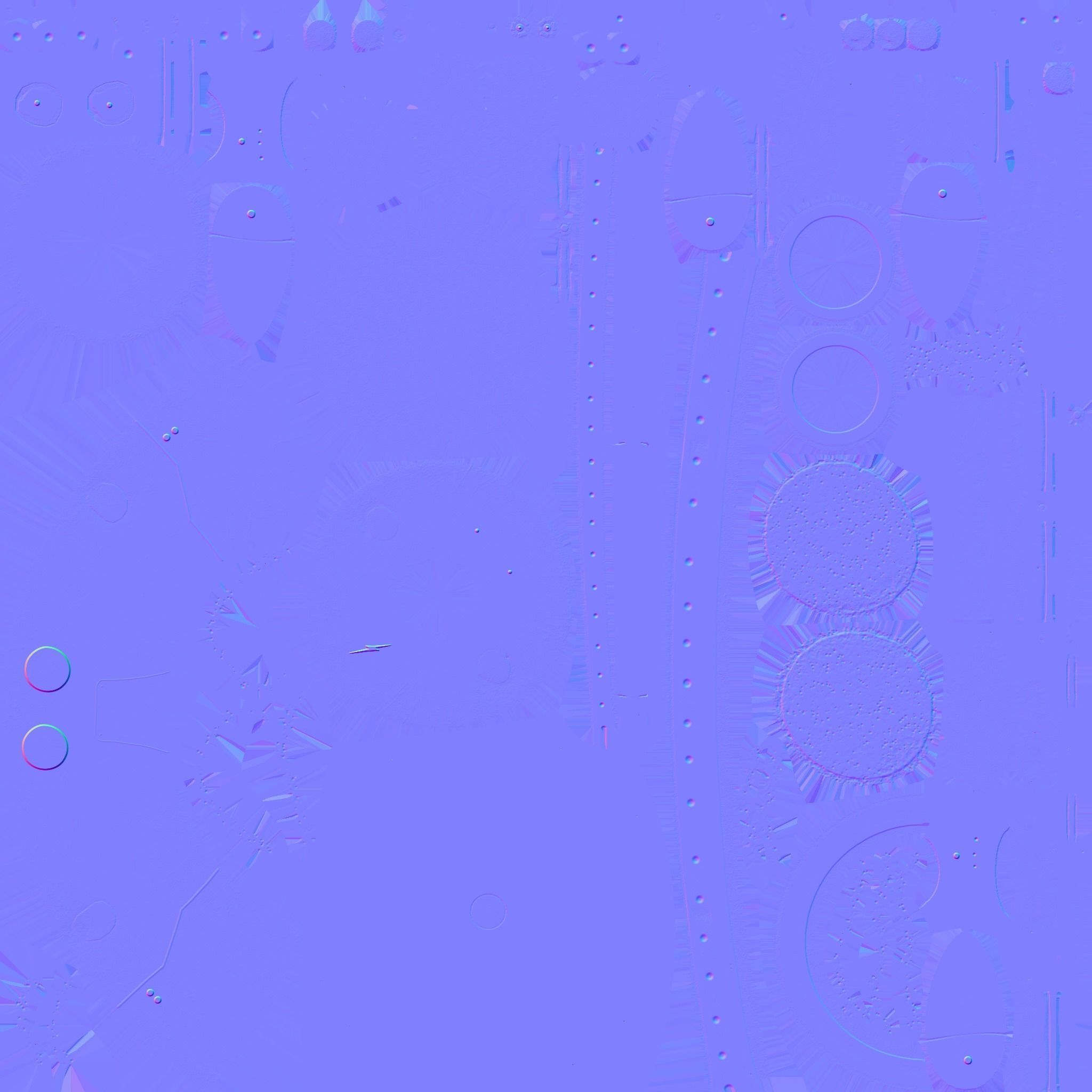 Brain Robot G06 Golden - SciFi Character Design Low-poly 3D model_25