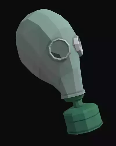 GP-5 Gas Mask Low Poly Low-poly 3D model