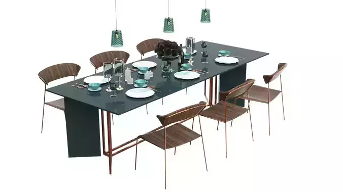 Meridiani PLINTO  Table  Handmade Tableware