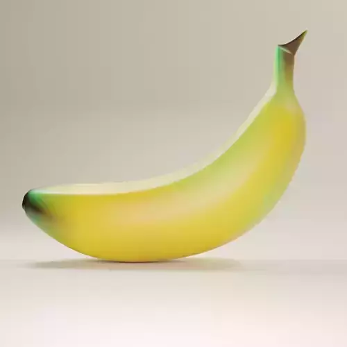 ripe yellow green banana fruit