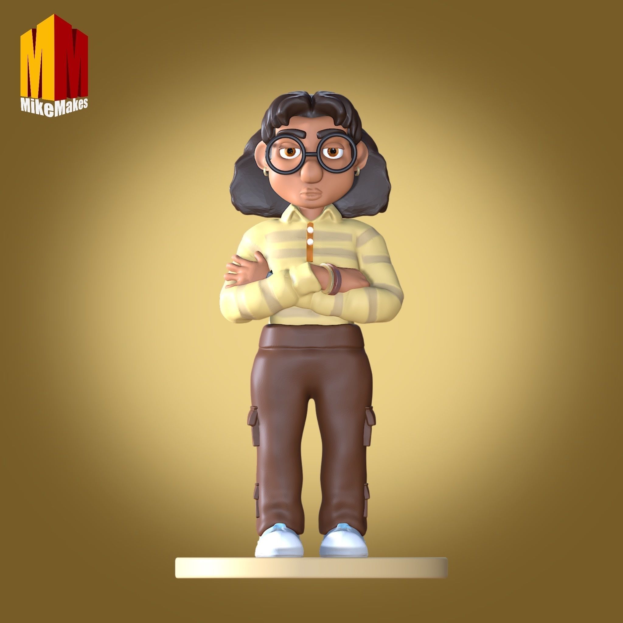 Turning Red Priya Figurine  3D print model_2