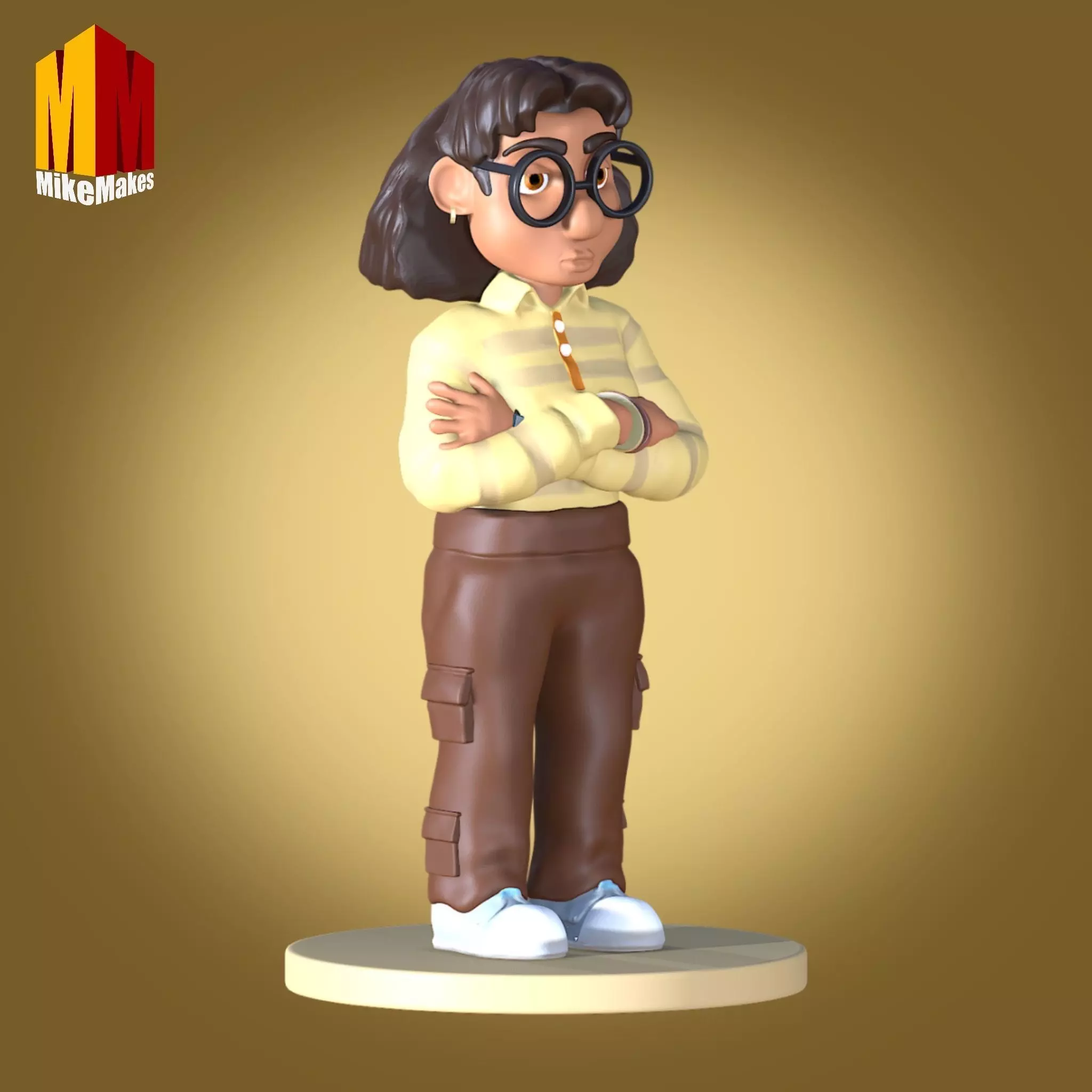 Turning Red Priya Figurine  3D print model_0