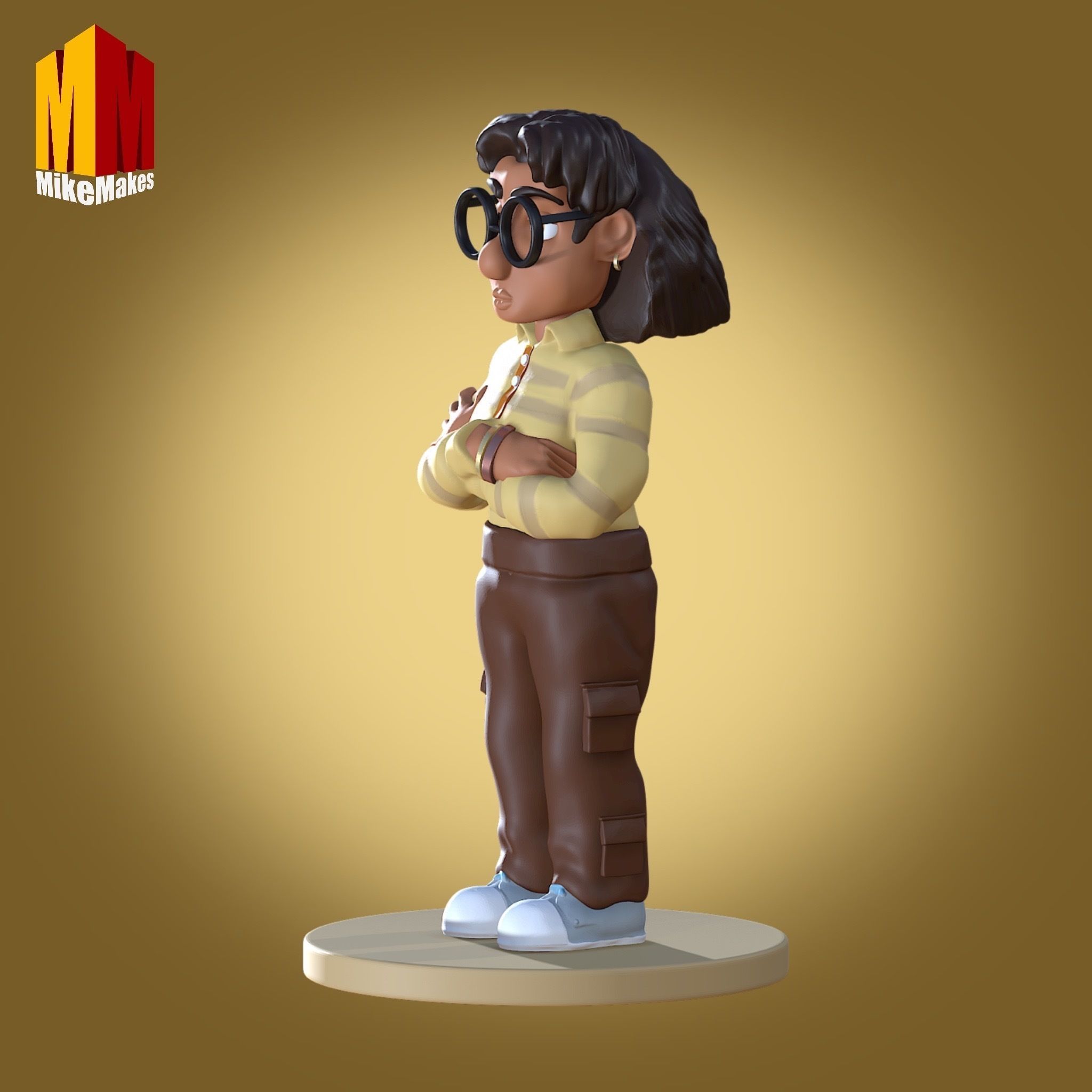 Turning Red Priya Figurine  3D print model_1