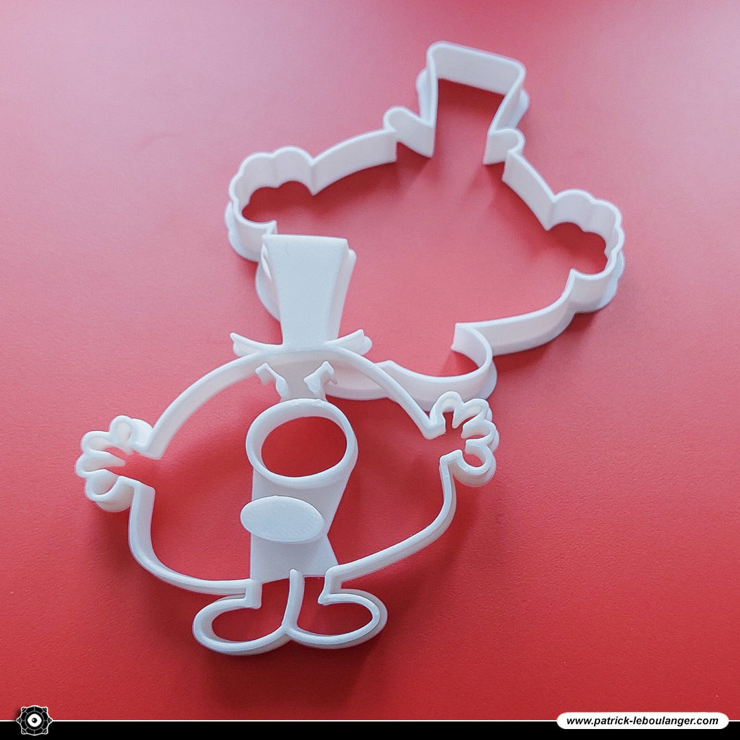 Mr Rude Cookie Cutter 3D print model_3