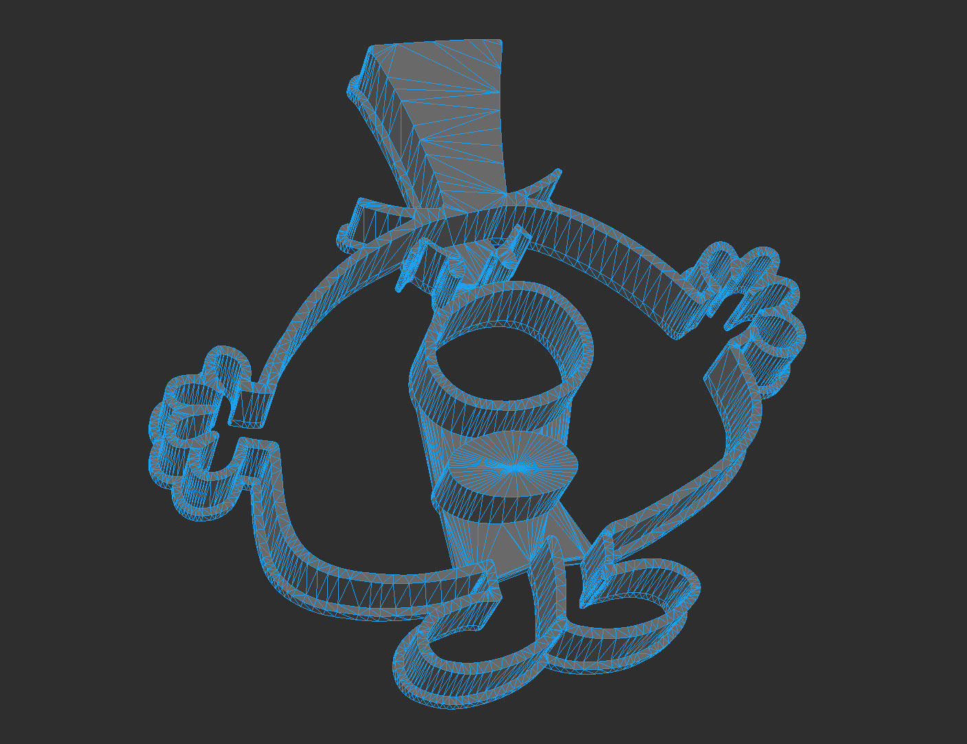 Mr Rude Cookie Cutter 3D print model_6