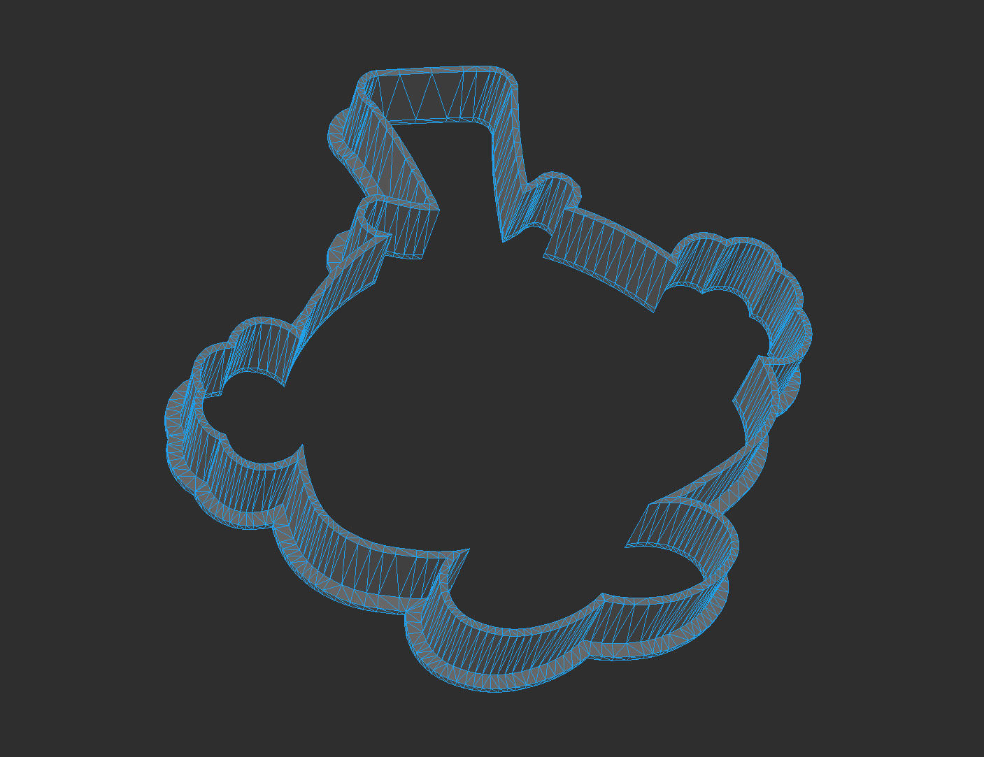 Mr Rude Cookie Cutter 3D print model_5