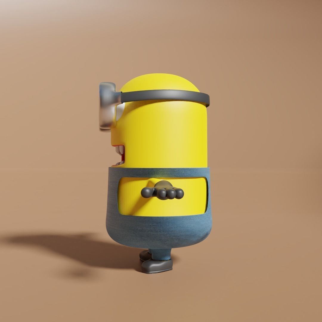 Minion 3d Model Low-poly 3D model_5