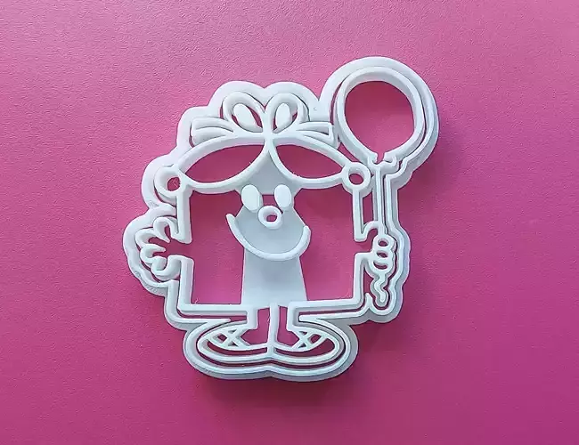 Little Miss Birthday Cookie Cutter