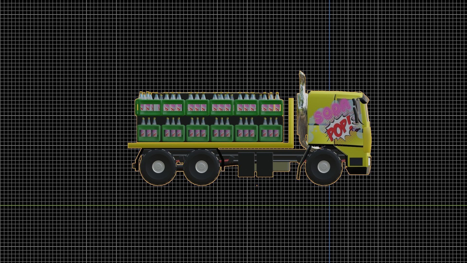 The Soda Pop Truck 3D print model_3