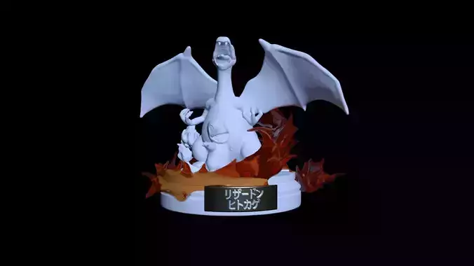DIORAMA CHARIZARD POKEMON 