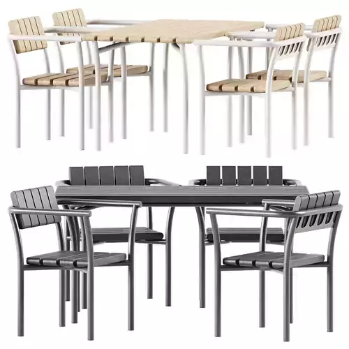 Parc Chair and Table by Vestre