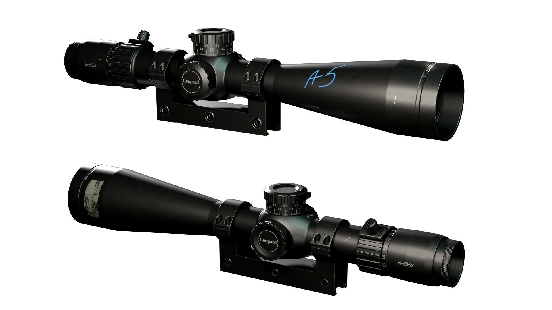 AXMC sniper riffle Low-poly 3D model_21